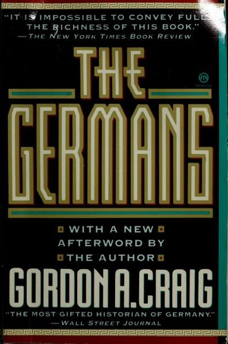 Gordon Alexander Craig: The Germans (1991, Meridian)