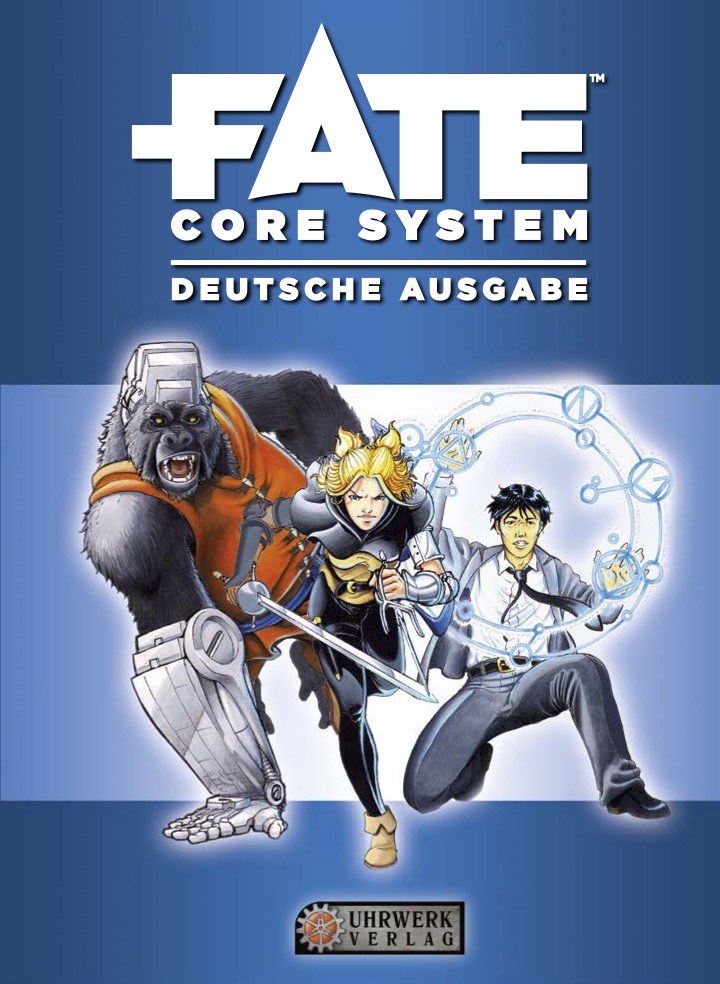 Leonard Balsera, Brian Engard, Mike Olson, Fred Hicks, Rob Donaghue: Fate Core (Hardcover, german language, 2014, Uhrwerk Verlag)