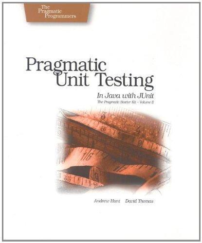 Dave Thomas, Andy Hunt: Pragmatic Unit Testing in Java with JUnit (2004, The Pragmatic Programmer, LLC)