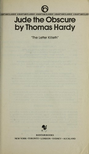 Thomas Hardy: Jude the obscure (1996, Bantam Books)