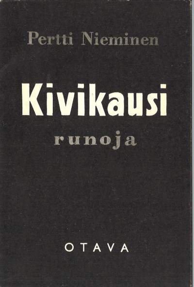 Pertti Nieminen: Kivikausi (Hardcover, Finnish language, 1956)